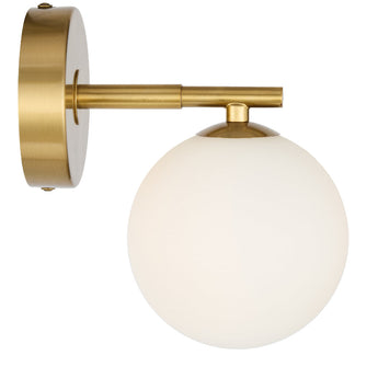 FELTON 1 LIGHT WALL LIGHT ANTIQUE GOLD
