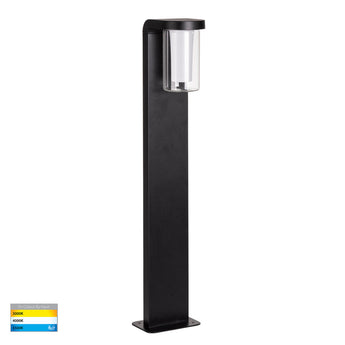 Otaner Aluminium Black Tri Colour LED Bollard Light