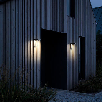 Alya Solar Wall light Black