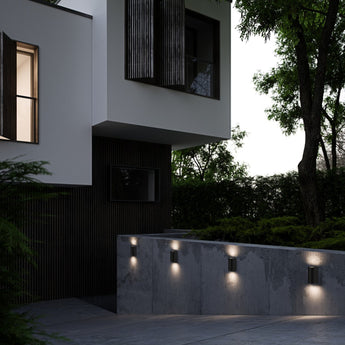 Asbol Round Wall light Black