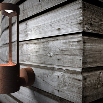Helix Wall light Corten