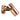 GU10 Exterior Adjustable Head Wall Pillar Spot Light (Light weight Copper) IP54